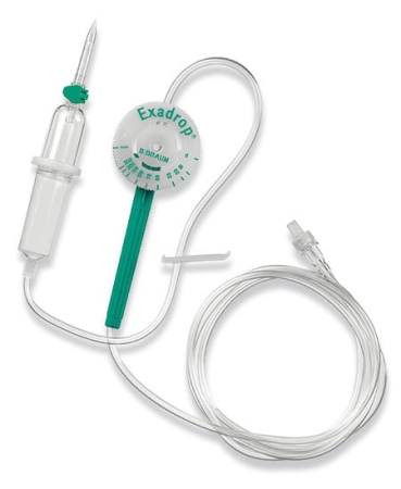 Aparat do przetoczeń z regulatorem przypływu Exadrop dł. 150cm B.BRAUN