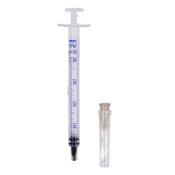 300013 Strzykawka do tuberkuliny 1ml a'100 bez igły BECTON DICKINSON