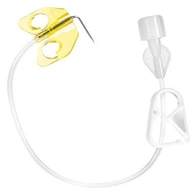 Igła do portu Surecan ze skrzydełkami i drenem