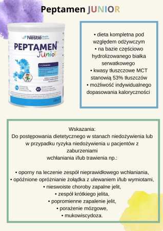 PEPTAMEN Junior w proszku 400 G