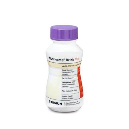 Nutricomp Drink Plus o smaku wanilii 4x200ml